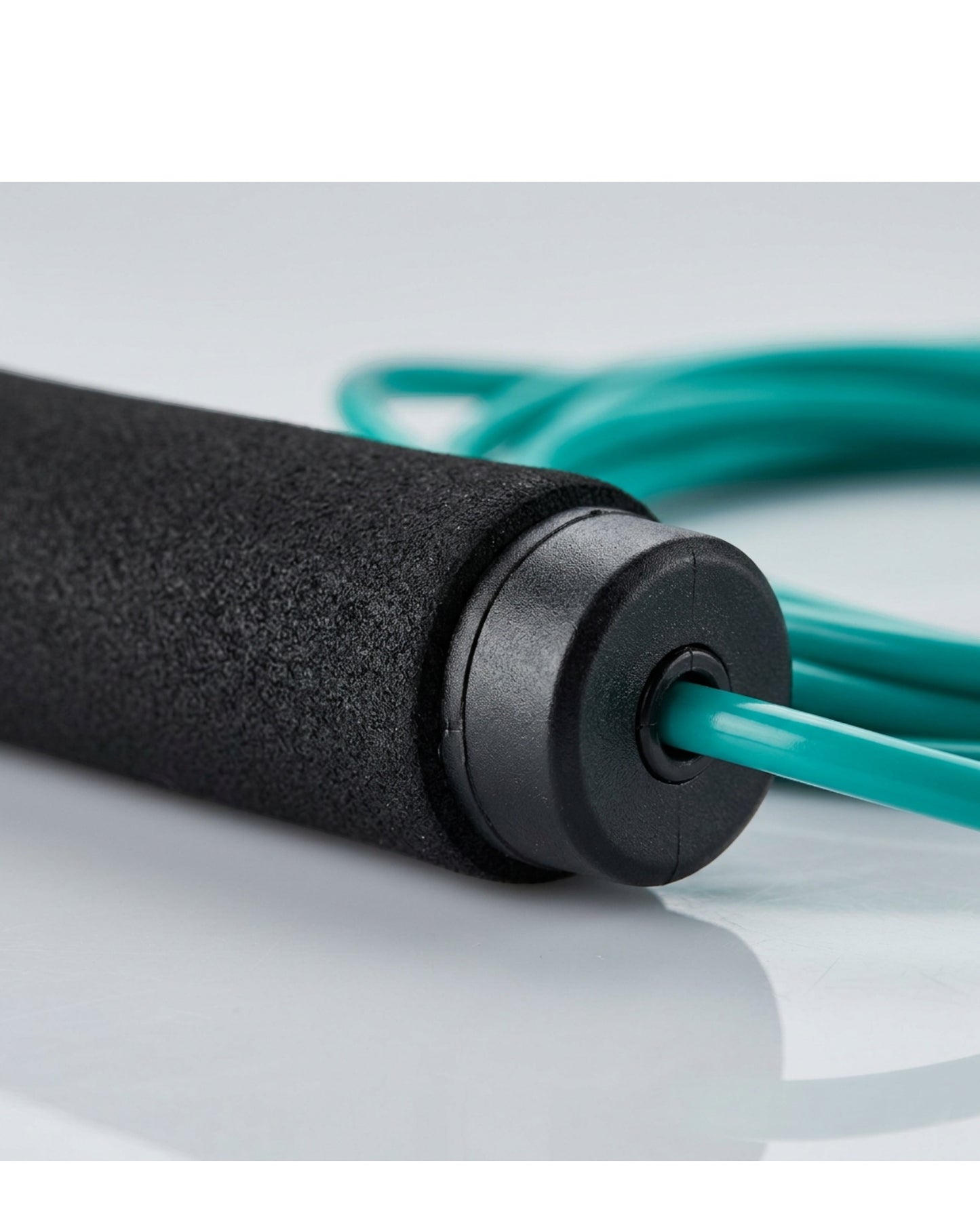 Xvna Adjustable PVC Fitness Jump Rope 2.8 m Teal - Detail view