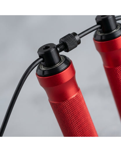 Xvna Speed Jump Rope 3 m Coated Steel Cable Black and Red - Detail view
